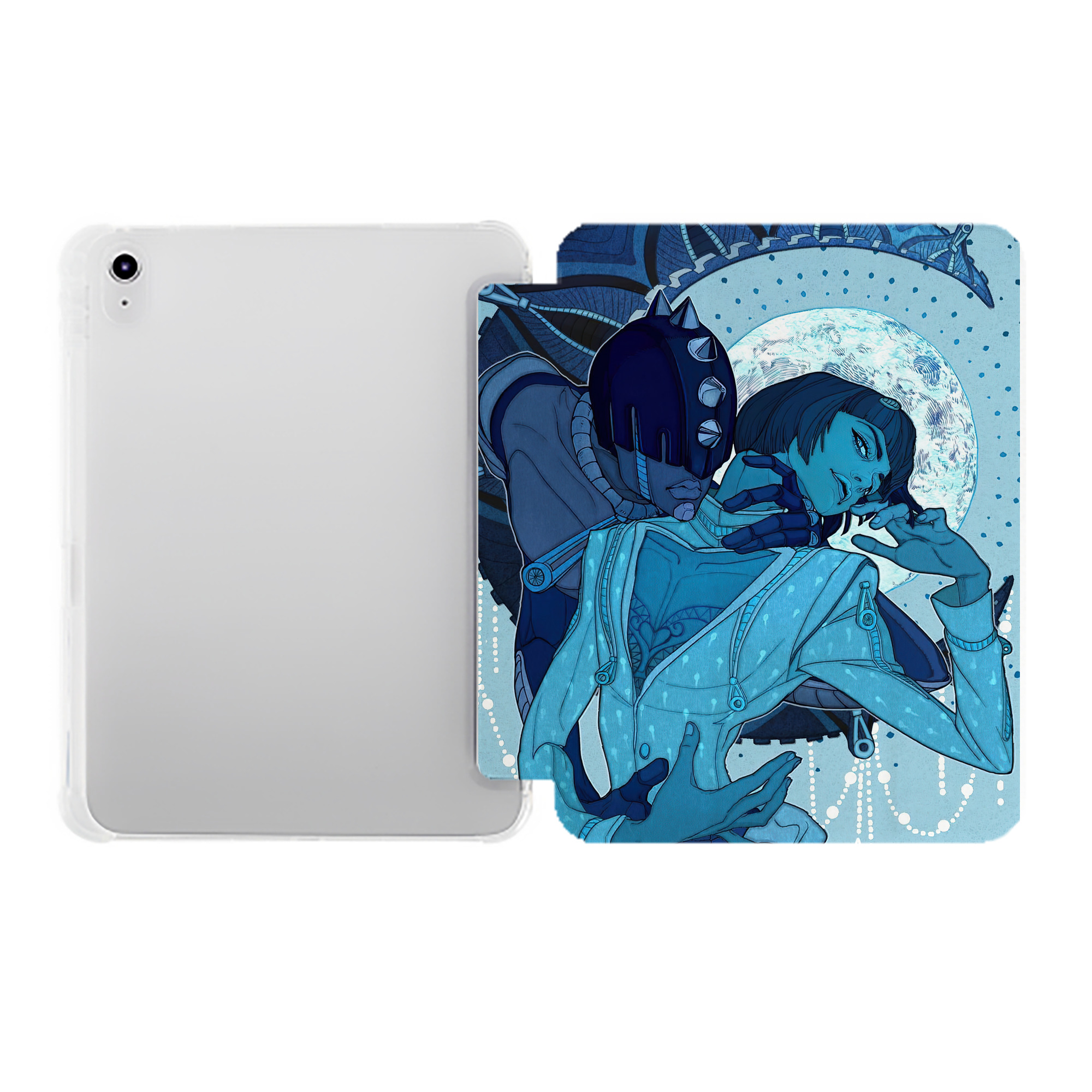 （画像用） ジョジョの奇妙な冒険 JoJo's Bizarre Adventure IPad ケース ペン収納付き 三つ折りスタンド PUレザー×シリコン 対応機種9.5/10.5/10.9インチ